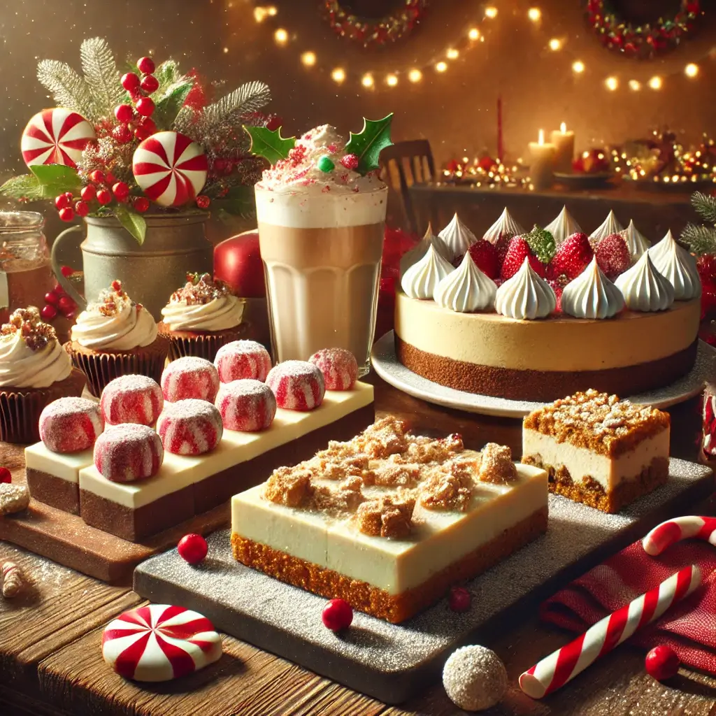 Delicious Holiday Desserts cover image.