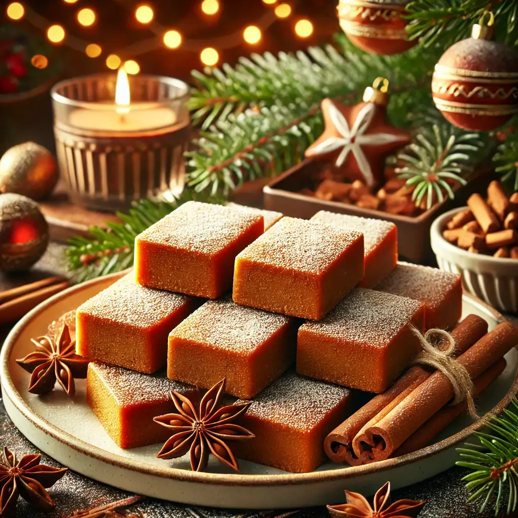 Spiced Gingerbread Bars